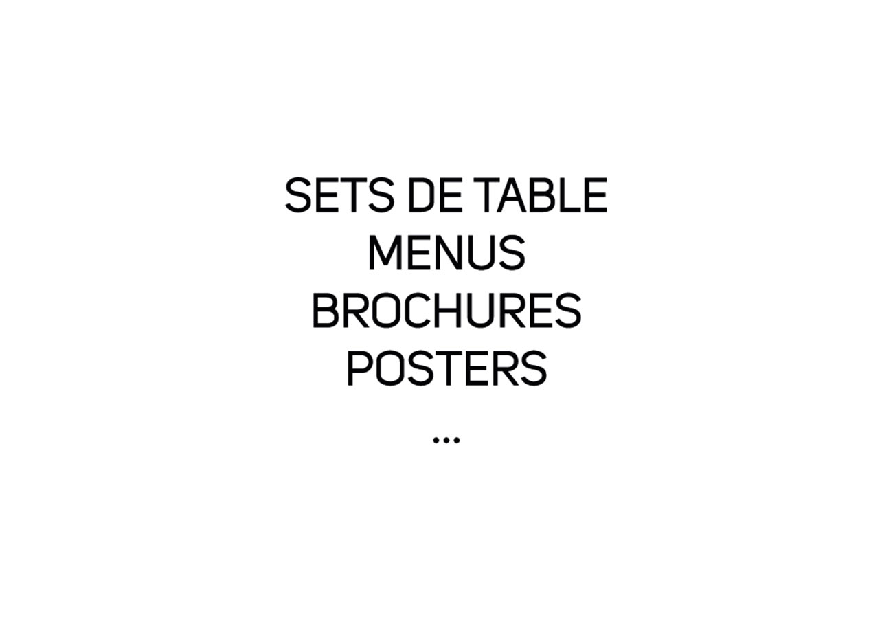 set tables